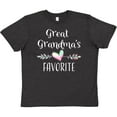 thumbnail image 3 of Inktastic Great Grandmas Favorite- Heart Great Grandchild Youth T-Shirt, 3 of 5