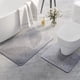 thumbnail image 1 of Juego de alfombrillas de baño de espuma viscoelástica Allowith, 2 piezas, suaves, con estampado de hojas, 19,68 x 31,49 y 15,74 x 19,68 en forma de U, absorbentes de agua, antideslizantes, gruesas y, 1 of 6