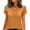 #SZR/-Yellow, variant on GUACER Womens Short Sleeve Shirts Trendy V Neck Lace Loose Boho Casual Blouses