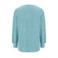 thumbnail image 5 of Lenago Sweaters for Women Trendy Plus Size Fashion Long Sleeve Loose Solid Color Blouse Pullover Sweaters Jumper, 5 of 5