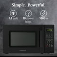 thumbnail image 2 of Farberware 1.1 cu ft Microwave Oven,1000W Countertop Microwave Oven with Auto Cook Menu, Black, 2 of 6