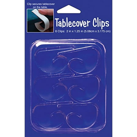 CLIP 12/6CT TABLECOVER CLEAR