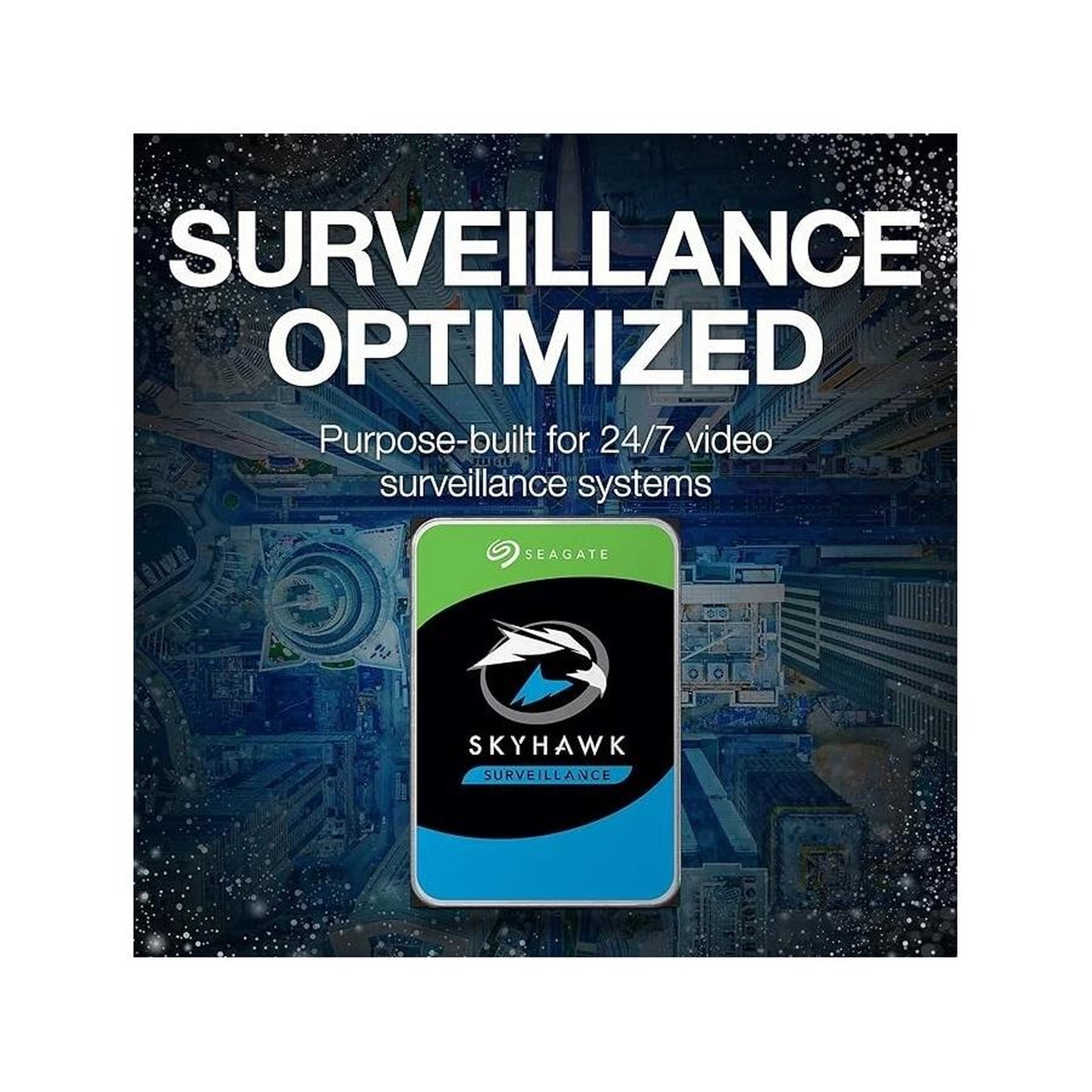 Seagate Skyhawk 2TB Video Internal Hard Drive HDD – 3.5 Inch SATA 6Gb/s 64MB