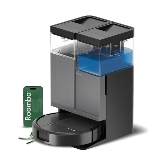 iRobot Roomba Plus 415 Combo Robot Vac & Mop AutoWash Dock, Cleans & Heat Dries Mop, Up to 90 Day Auto empty, Intense suction, 2x Deeper Mopping, Ideal for Homes with Pets & Kids, Model G285020