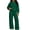 A2-Army Green, variant on 2 Piece Outfits Women's Sweatsuits Hoodies Lounge Sets Fall Oversized Sweatpants with Pockets Clothes