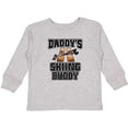 thumbnail image 3 of Inktastic Daddys Skiing Buddy Kids Skis Boys or Girls Long Sleeve Toddler T-Shirt, 3 of 5