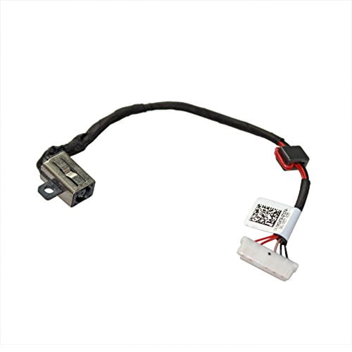 10pcs GinTai AC DC Power Jack with Cable Socket Plug Connector Port Replacement for Dell Inspiron 15 i5559-4681SLV 15.6 0KD4T9 KD4T9 Plu