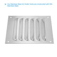 thumbnail image 4 of Cubierta de Ventilación Uxcell 6 x 6" Rejilla de Aire de Aleación de Aluminio para Cocina, Baño, Pared, Techo, 4 of 7