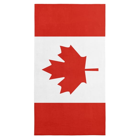Canada Flag Beach Towel 30x60 inches