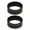 Black, variant on Rupoun 2pcs Brass Internal Beadlock Clamp Ring Professional 1.3inch RC Brass Beadlock Wheel Weights for 1/18 RC Car TRX4M Crawler Gold