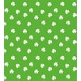 thumbnail image 3 of Ambesonne Irish Duvet Cover Sets, Polka Dots and Shamrocks, 2-King, Lime Green White, 3 of 7