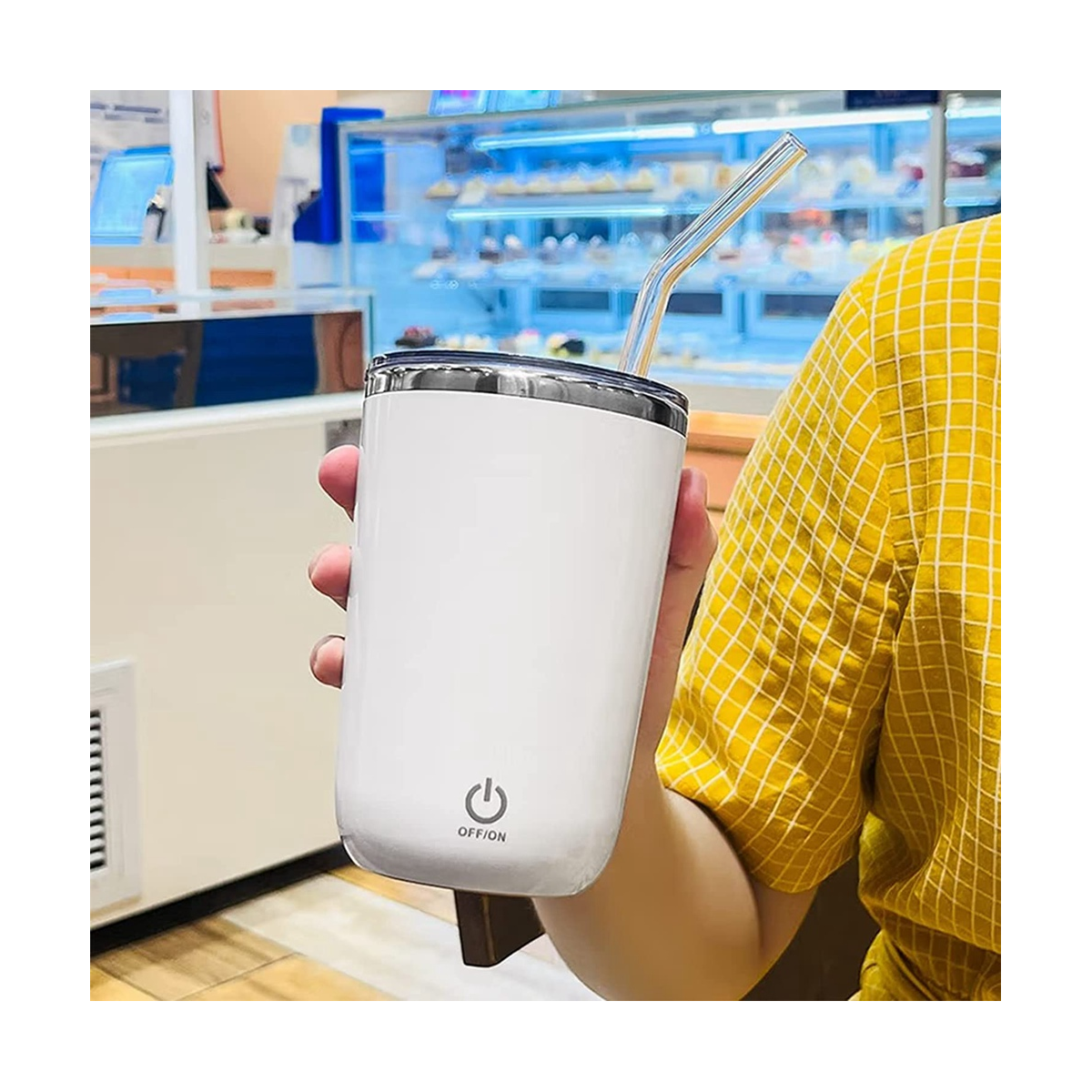 350ml Automatic Self Stirring Mug Coffee Milk Juice Mixing Cup Electri –  Glamping's Lady