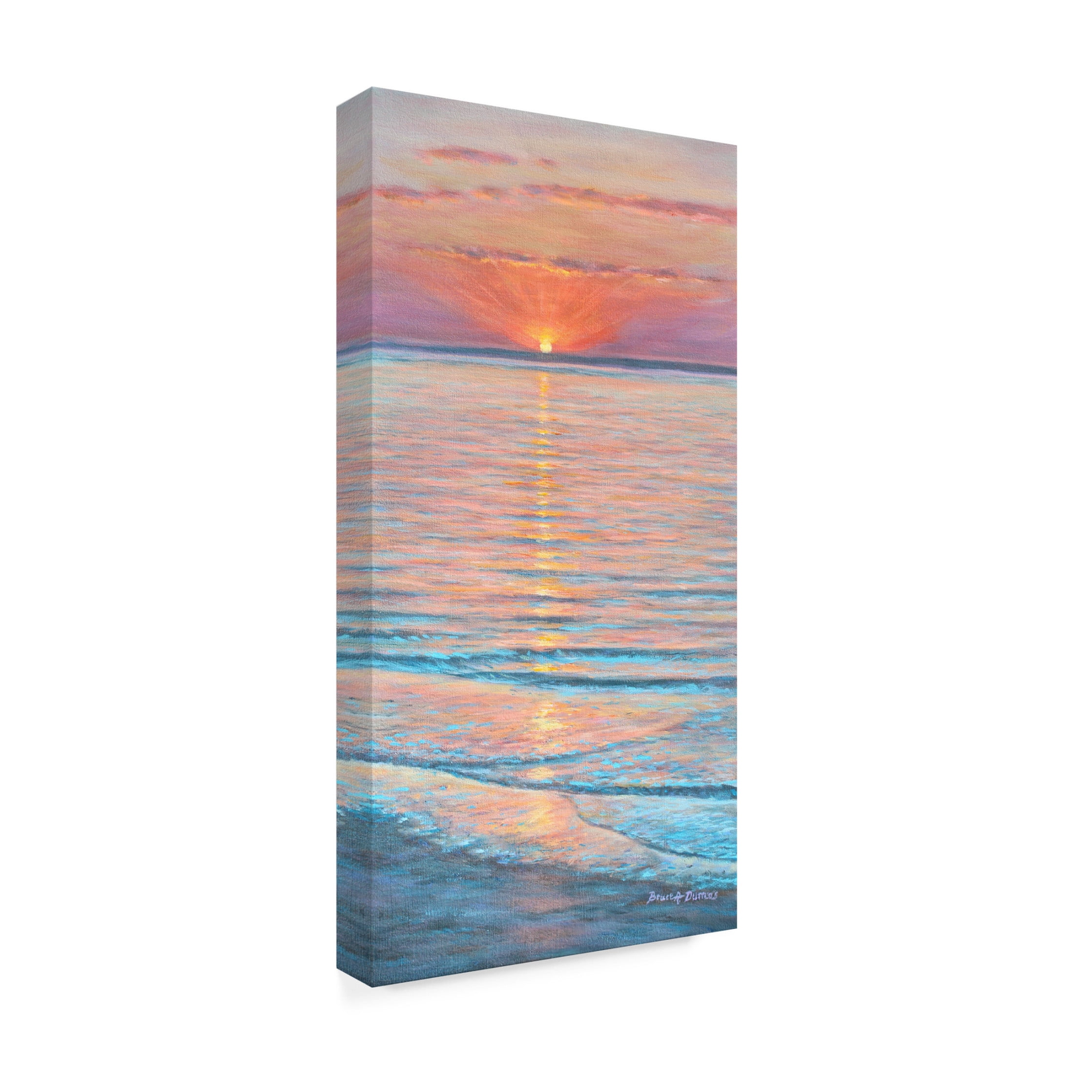 Canvas Wall Art - Bruce Dumas 'Relax' Wall Art for Living Room, Bedroom, or Office Décor by Trademark Fine Art - 10 x 19 Inches