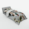 thumbnail image 2 of Ambesonne Boho Bedding Set 3 Pcs, Bird Feather Retro Vibrant, Twin, Multicolor, 2 of 2