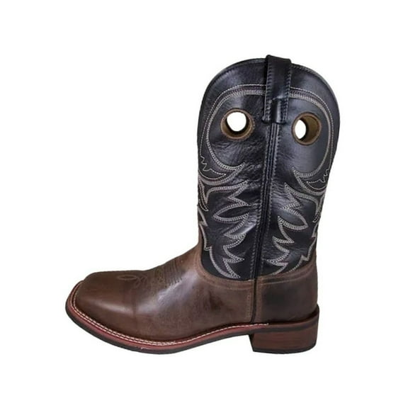 Smoky Mountain Western Boots Mens Hudson Square Toe Brown 4112
