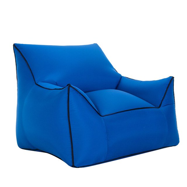 Sillón inflable para acampada, silla de aire para playa, tumbona plegable para piscina de verano
