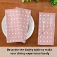 thumbnail image 2 of Iauyy Satin Napkins Set of 1- Star- Pink2 DIY Printing Decoration Cloth Napkin- Easy Care for Home/Party, 2 of 8