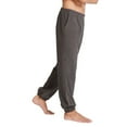 thumbnail image 4 of Defitshape Men's Cotton Pajama Pants Winter Warm Sleepwear Comfy Spring Fall Soft Fleece Lightweight Stretch Closed Bottoms Casual Sleeping Lounge Pants Grey 3X-Large, 4 of 5