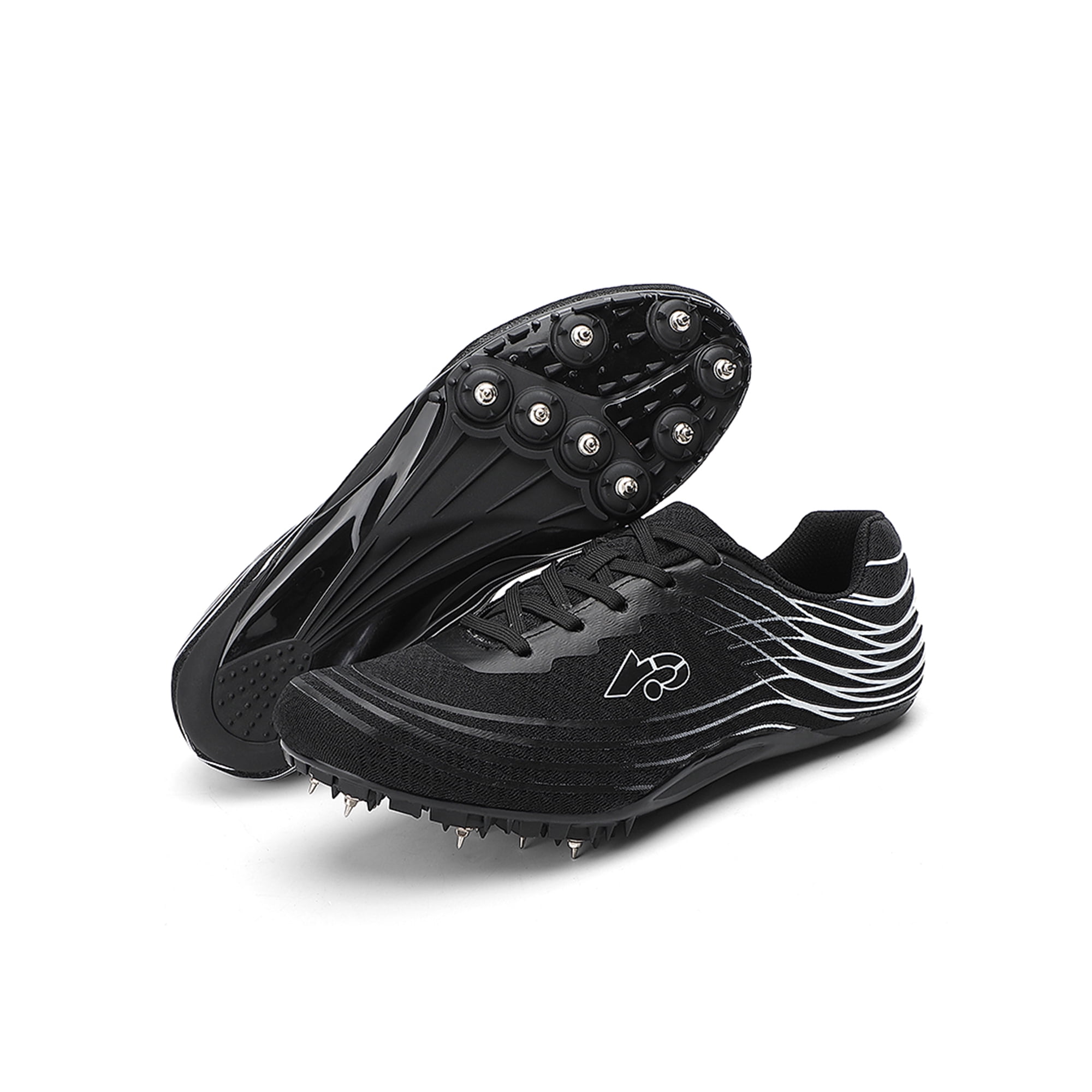 Audeban Men Track Spike Running Sprint Shoes Track and Field Shoes