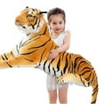 thumbnail image 1 of Realistic Tiger Stuffed Animals Plush Toy For Kids, 1 of 5