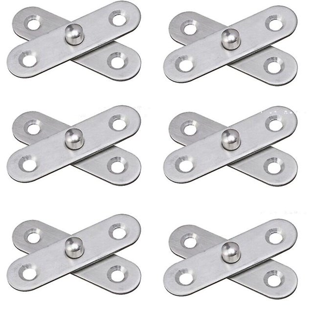 Bisagra pivotante de 6 piezas, puerta pivotante de 360 grados, bisagra pivotante de acero inoxidable, accesorio para puerta o ventana del hogar, gabinete, Etc.