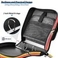 thumbnail image 4 of FORMRS Zipper Binder with Shoulder Strap 2-inch Ring 500 Sheet Capacity File Bag, Colorful Plane, 4 of 5