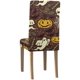 thumbnail image 4 of Funda para silla ABPHQTO Halloween lindo garabato fantasmas estiramiento elástica para comedor Hotel boda Fiesta conjunto de 4, 4 of 4