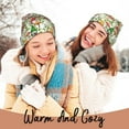 thumbnail image 4 of Lsque Mushrooms Gnomes Pattern Knitted Beanie, Unisex Winter Hat, Knit Hat Winter Beanies Thick Fisherman Beanies Cuffed Plain Skull Caps, 4 of 6