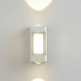 thumbnail image 5 of Waterproof Outdoor Wall Light - White Aluminum Alloy Exterior Sconce - 9.5x4.5x4cm - Warm Yellow LED Lighting - Damp Proof Decorative Lamp - 1PC, 5 of 6