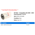 thumbnail image 2 of Oil Filter - Compatible with 2000 - 2003 Ford Excursion 7.3L V8 2001 2002, 2 of 2