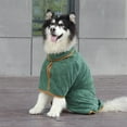 thumbnail image 3 of Dog Drying Coat Bathrobe Towel  Microfibre Material Fast Drying Absorbent Dog Bath Robe  Pet Quick Drying Moisture Absorbing With Adjustable Collar And Waist Towel, 3 of 5