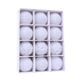 thumbnail image 1 of WIFKLSIIPG 6cm Velvet Christmas Ornaments 12 Pack Colorful for Holiday Tree Decorations, 1 of 8