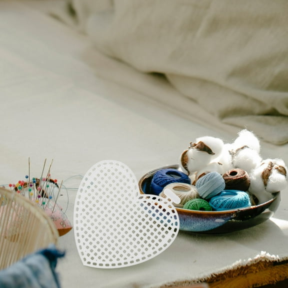 Raindrops 70Pcs Cross Stitch Mesh Embroidery Plastic Canvas Cross Stitch Pad Stitching Mesh Sheet