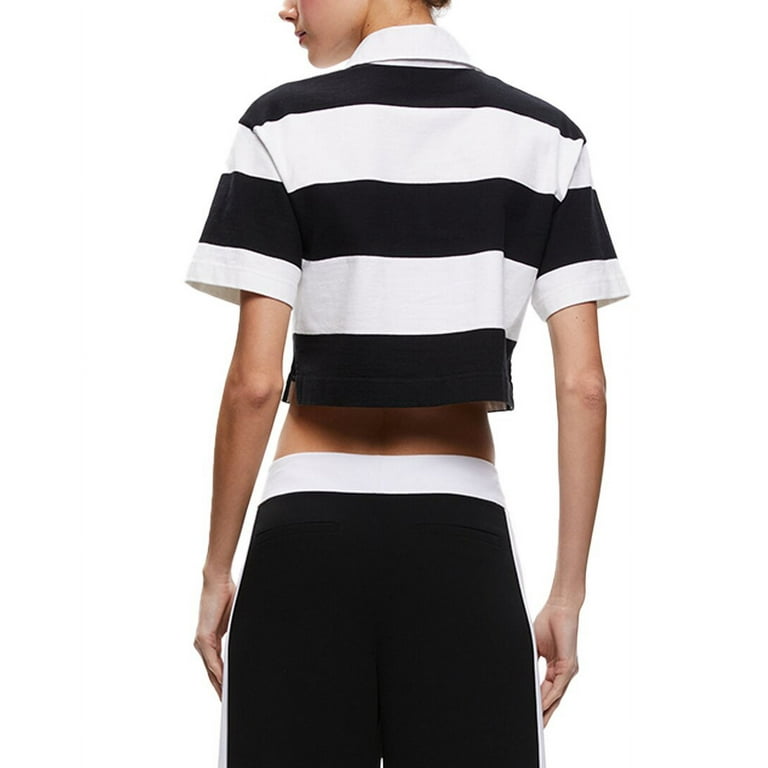 Womens cropped hotsell polo shirt