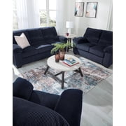 Signature Design by Ashley Furniture SimpleJoy Navy Loveseat