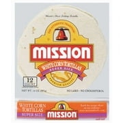 Mission Foods Mission White Corn Tortillas, 12 ea