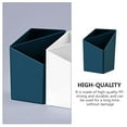 thumbnail image 6 of HEATSHAKING 1Pack Dark Blue Pen Container for Desktop Pencil Organizer in Study Room Office, 6 of 8