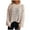 Khaki Sweaters, variant on Htigea Striped Sweater for Women Fall Crew Neck Long Sleeve Knit Pullover Casual Loose Fit Jumper Tops Green S