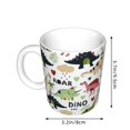 thumbnail image 2 of Yiaed Dinosaur Print Ceramics Coffee,Large Handle Design,Extra Large Tea and Coffee Cup for Office and Home Mugs, 2 of 6