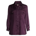 thumbnail image 4 of White Stag Womens Pleated Woven Blouse, 4 of 6