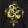 thumbnail image 2 of Dungeons and Dragons Year of the Dragon Gold Logo Unisex Adult Crewneck Sweatshirt (2X-Large) Black, 2 of 5