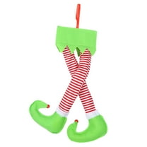 HONMEET Christmas Party Supplies  Multi Color Elf Legs Hanging Decoration 1Pcs 17.7×7.9×3.1in