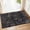 Black and Brown, variant on 2x3 Washable Rug Small Area Rugs Low Pile Mid Century Modern | Throw Carpet for Entryway Bathroom Kitchen Bedroom Bedside Non Slip Floor Indoor Boho Abstract