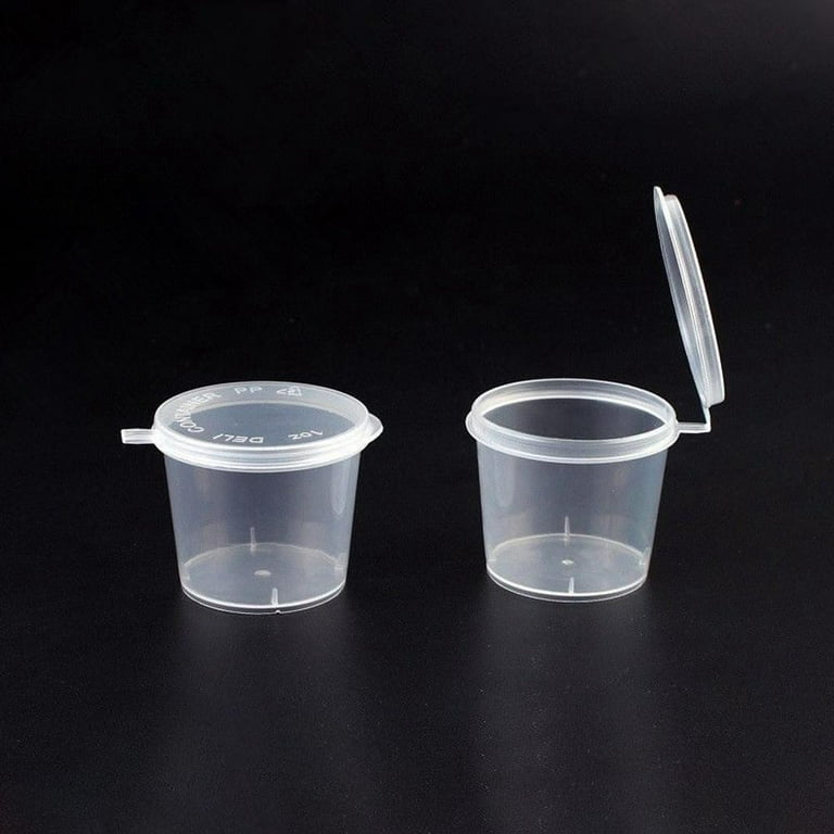 Disposable Portable Sauce Bucket With Flip Top Lids, Kitchen Food Small  Sauce Container Box, Leak Proof Plastic Transparent Sauce Cups, Kitchen  Supplies - Temu