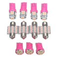 thumbnail image 2 of 11Pcs auto car purple interior bright led light lamp license plate dome t10 & 31mm-XT, 2 of 4