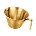 thumbnail image 3 of Jarras medidoras de café,Taza medidora de café expreso cocina de acero inoxidable,Taza de café expreso con asa Jarra para espuma,Cafetera de 100 ml Herramienta para medir salsas,Tazas de, 3 of 9