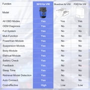 Autophix 3610 Bluetooth OBD2 Scanner Wireless OBDII Code Reader for VAG Automotive Diagnostic Scan Tool Full-function All Syetem Code Scanner for VW Volkswagen Audi Skoda Seat Throttle EPB ABS Reset