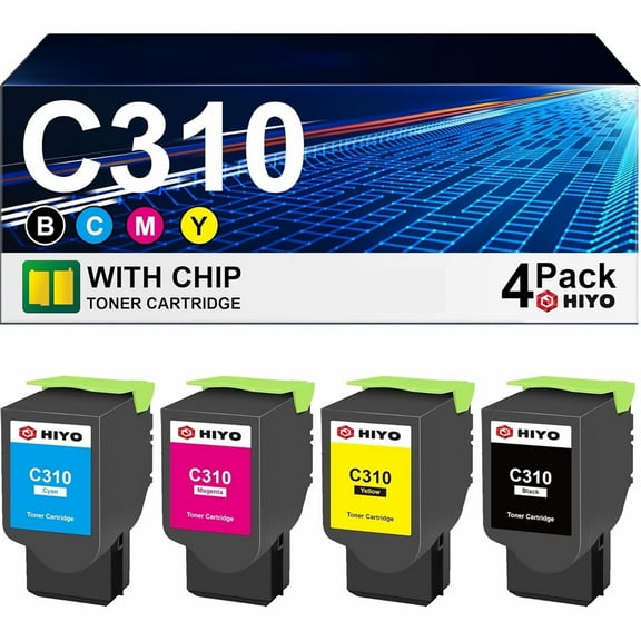 C310 C315 Toner Cartridge Replacement for Xerox C310 Xerox C315 Toner 006R04356 006R04357 006R04358 006R04359 to use with C310DNI C315DNI Printer (Cyan Magenta Yellow Black, 4 Pack)