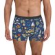 thumbnail image 1 of Balery Marine Nautical Calzoncillos bóxer para hombre, ropa interior de algodón suave y transpirable con cinturilla de nailon-XX-Large, 1 of 5