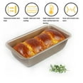 thumbnail image 3 of Xingzhi Loaf Pan Non-stick Carbon Steel Toast Tray Kitchen Bakery Seamless Baking Mold, 9 Inch, Gold, Rectangular, 3 of 5
